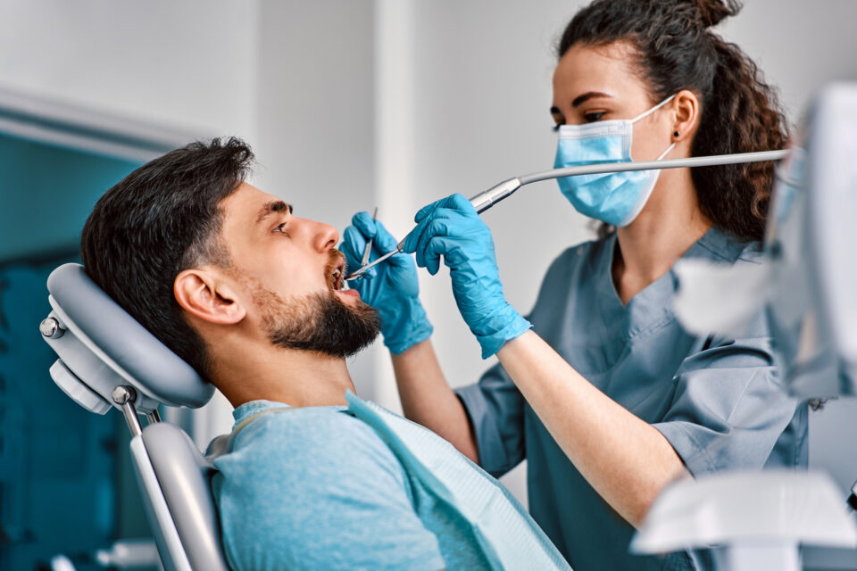 Dental exam at Modern Touch Dental Glendale in Glendale, WI, for oral health and hygiene.